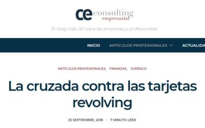 Tarjetas revolving y nulidad de intereses abusivos